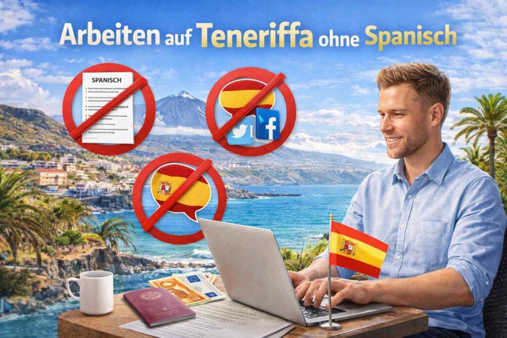 Arbeiten auf Teneriffa ohne Spanisch – wie realistisch ist das?