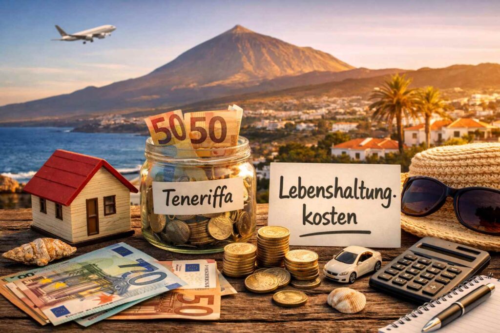 Lebenshaltungskosten auf Teneriffa 2026 – realistische Übersicht für Auswanderer