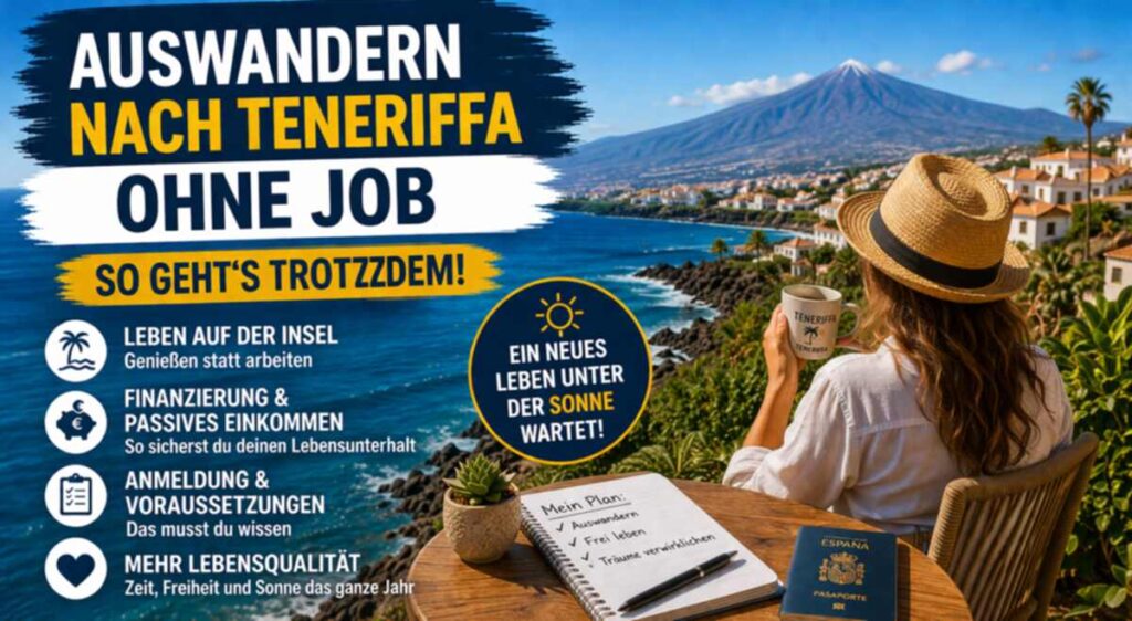 Auswandern nach Teneriffa ohne Job – geht das wirklich?
