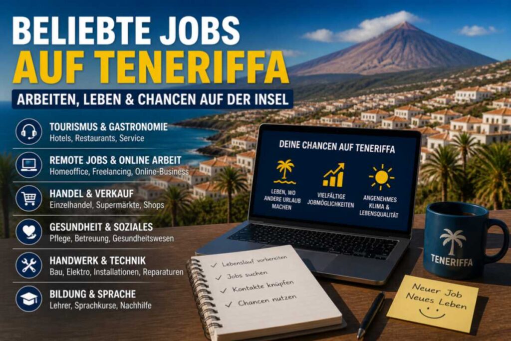 Beliebte Jobs auf Teneriffa – Chancen und Realität
