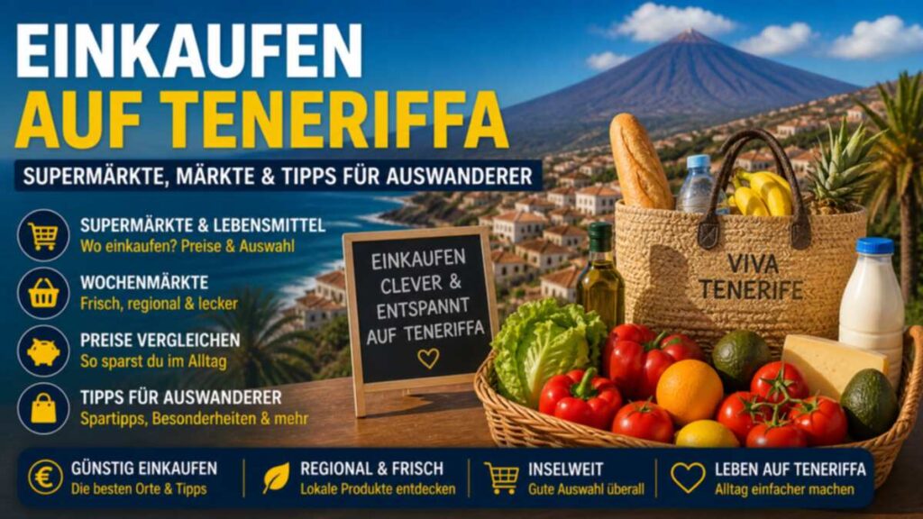Einkaufen auf Teneriffa – Supermärkte, Preise und Tipps