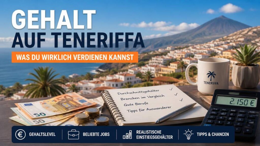 Gehalt auf Teneriffa – was man wirklich verdient 2026