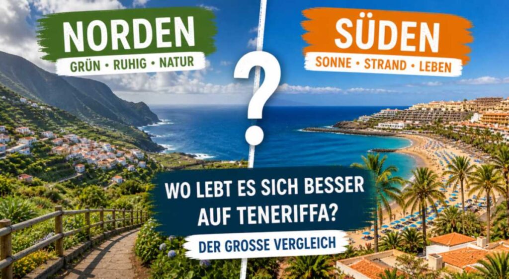 Norden oder Süden auf Teneriffa – wo lebt es sich besser?