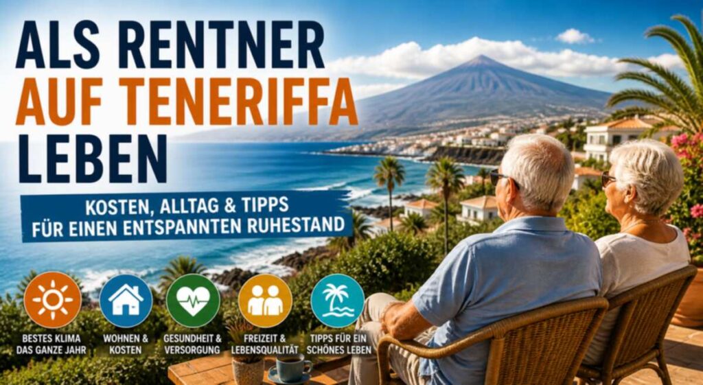 Als Rentner auf Teneriffa leben – Kosten, Alltag und wichtige Tipps