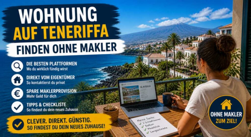 Wohnung auf Teneriffa finden ohne Makler – so klappt es